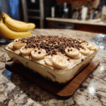 2 Ingredient Banana Dessert No Bake with Chocolate and Bananas